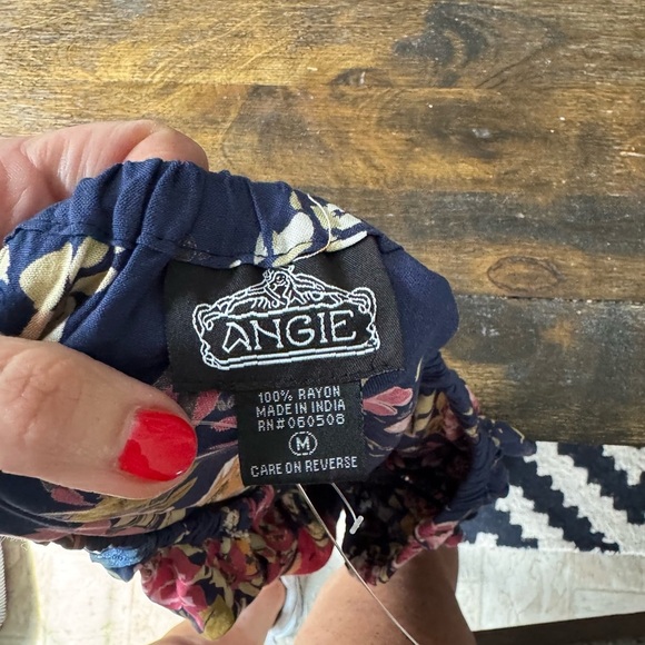 Angie Women's Floral Bell Sleeve Romper - Picture 4 of 4